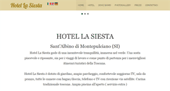 Desktop Screenshot of hotel-lasiesta.it